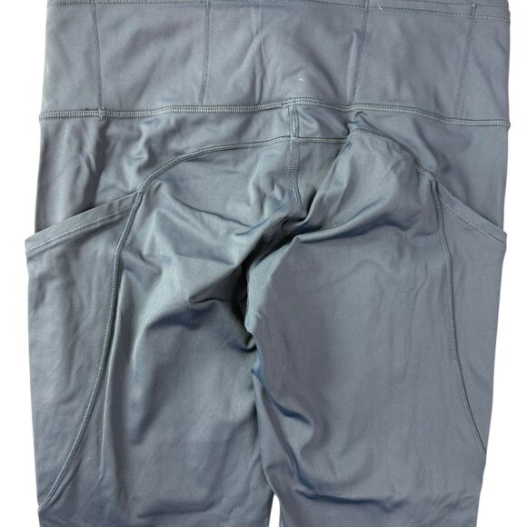 Lululemon Dark Blue Navy Yoga Legging.  Pockets.  Side Thight Pockets Size 8 - Picture 12 of 12